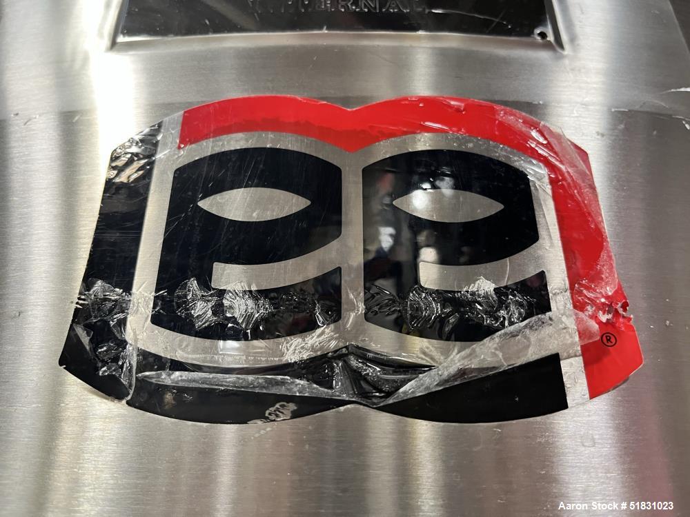 Used Lee Industries Stainless Steel Tank, Approximately 300 Gallons, Model 300DBT, 316L Stainless Steel, Vertical. Approximate 44" diameter x 42" straight side. Dished top and bottom. Internal rated ...