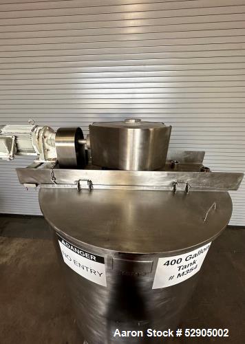 Used Lee 400 Gallon Dual Motion Stainless Steel Jacketed Tank