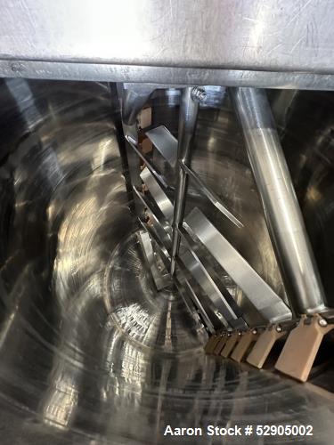 Used Lee 400 Gallon Dual Motion Stainless Steel Jacketed Tank