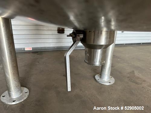 Used Lee 400 Gallon Dual Motion Stainless Steel Jacketed Tank