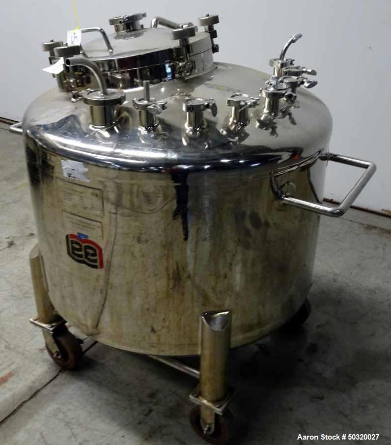 Used- Lee Industries Pressure Mix Tank, 500 Liter, Model 500 LDBT