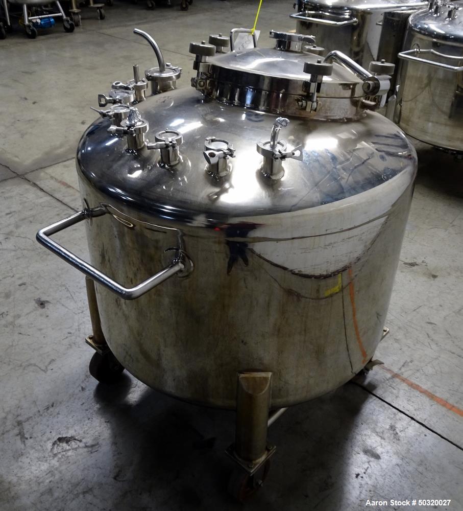 Used- Lee Industries Pressure Mix Tank, 500 Liter, Model 500 LDBT