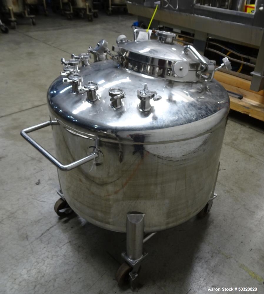 Used- Lee Industries Pressure Mix Tank, 500 Liter, Model 500 LDBT