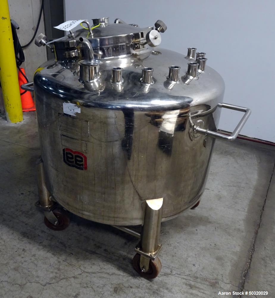 Used- Lee Industries Pressure Mix Tank, 500 Liter, Model 500 LDBT