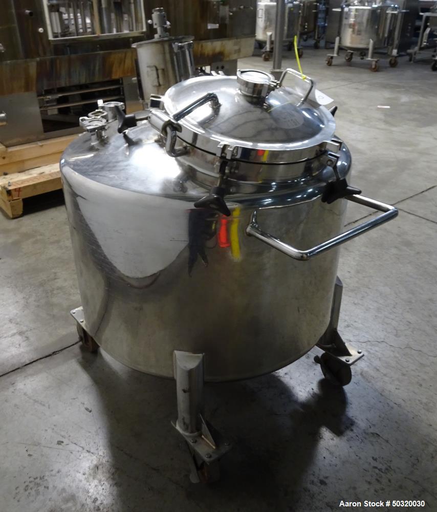 Used- Lee Industries Pressure Mix Tank, 500 Liter, Model 500 LDBT