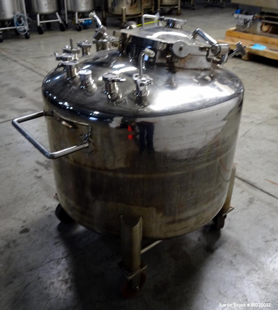 Used- Lee Industries Pressure Mix Tank, 500 Liter, Model 500 LDBT