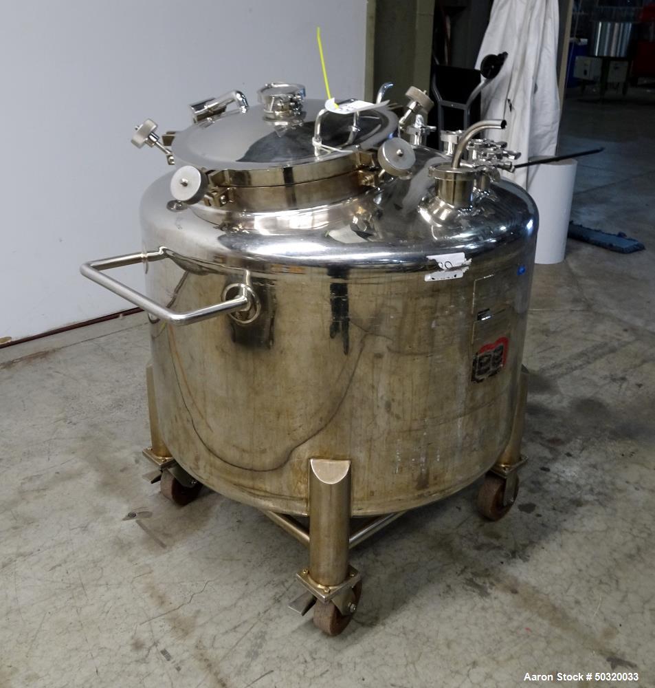 Used- Lee Industries Pressure Mix Tank, 500 Liter, Model 500 LDBT,