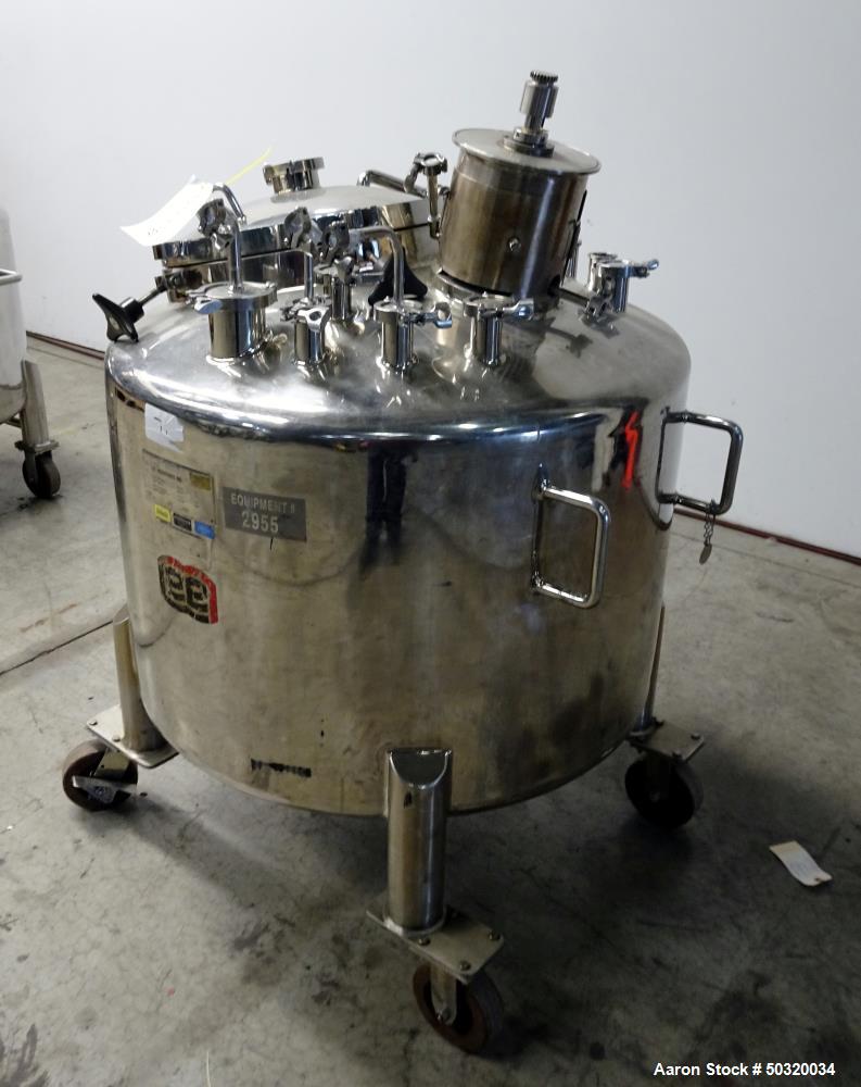 Used- Lee Industries Pressure Mix Tank, 500 Liter, Model 500 LDBT