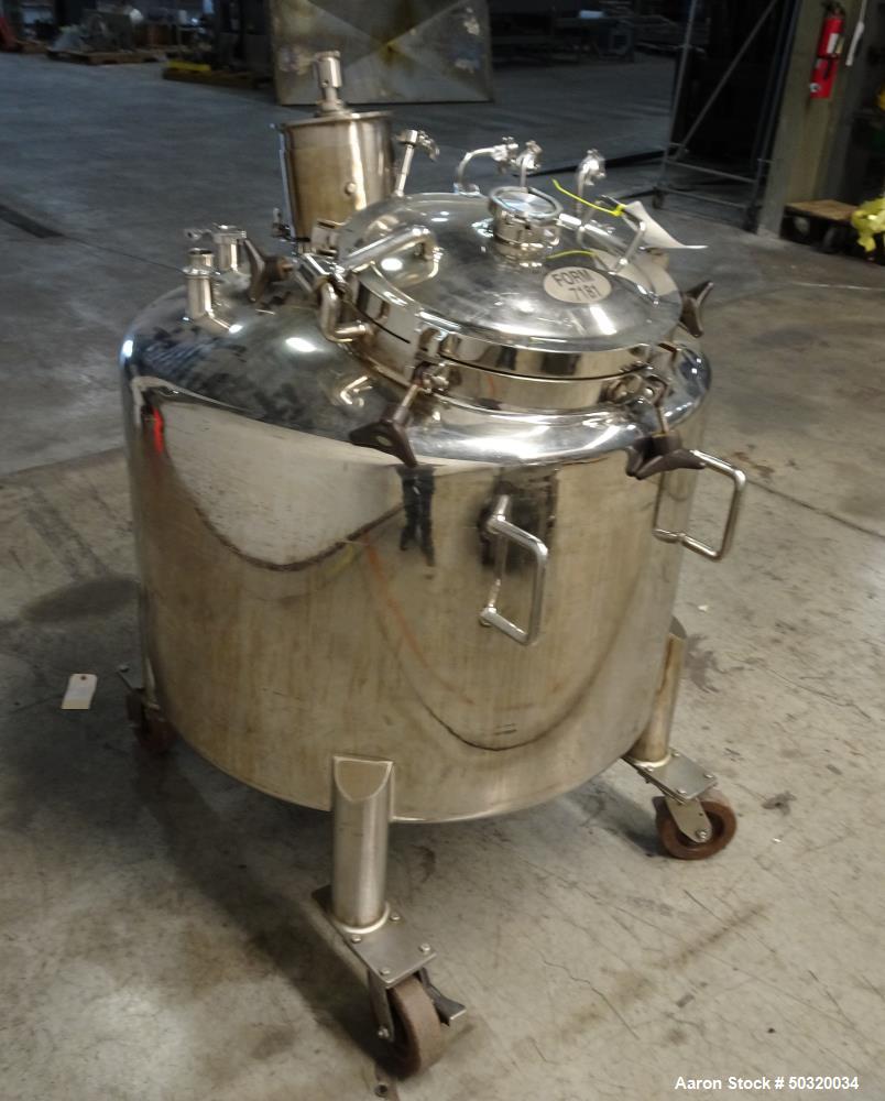 Used- Lee Industries Pressure Mix Tank, 500 Liter, Model 500 LDBT