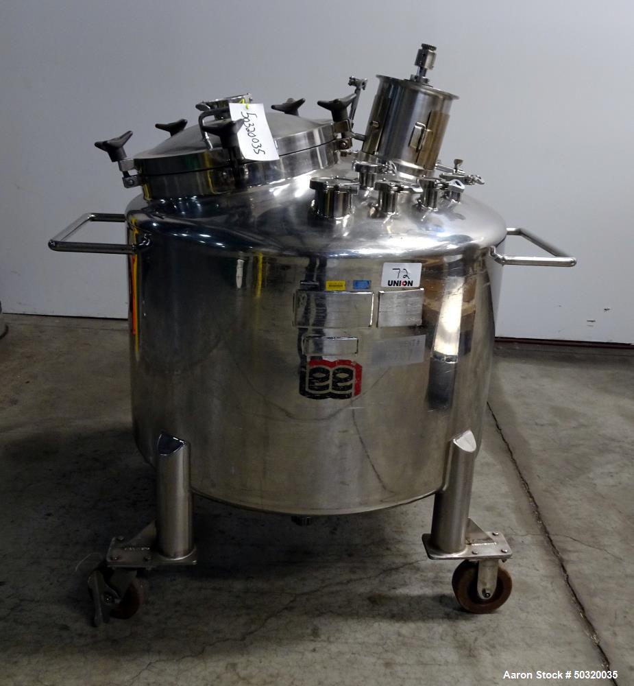 Used- Lee Industries Pressure Mix Tank, 500 Liter, Model 500 LDBT