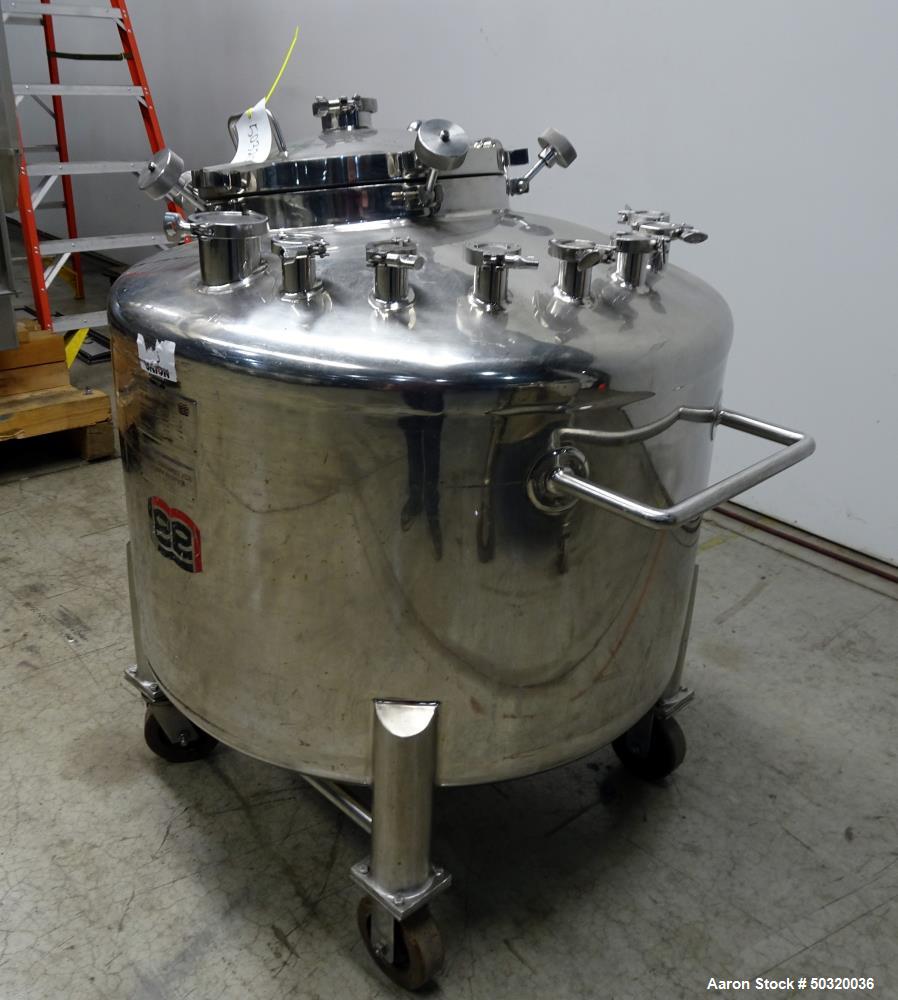 Used- Lee Industries Pressure Mix Tank, 500 Liter, Model 500 LDBT,