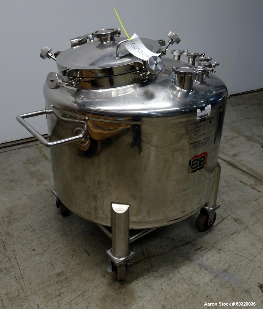 Used- Lee Industries Pressure Mix Tank, 500 Liter, Model 500 LDBT,