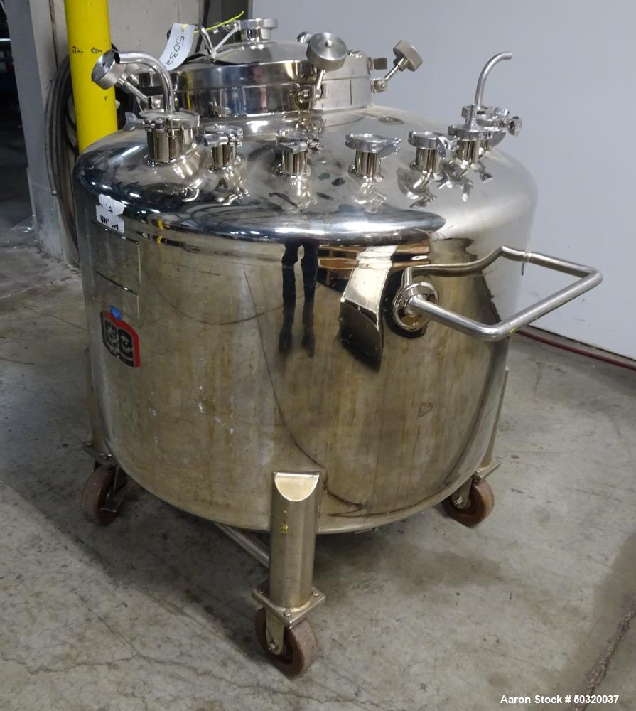 Used- Lee Industries Pressure Mix Tank, 500 Liter, Model 500 LDBT