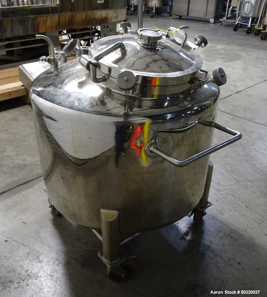 Used- Lee Industries Pressure Mix Tank, 500 Liter, Model 500 LDBT