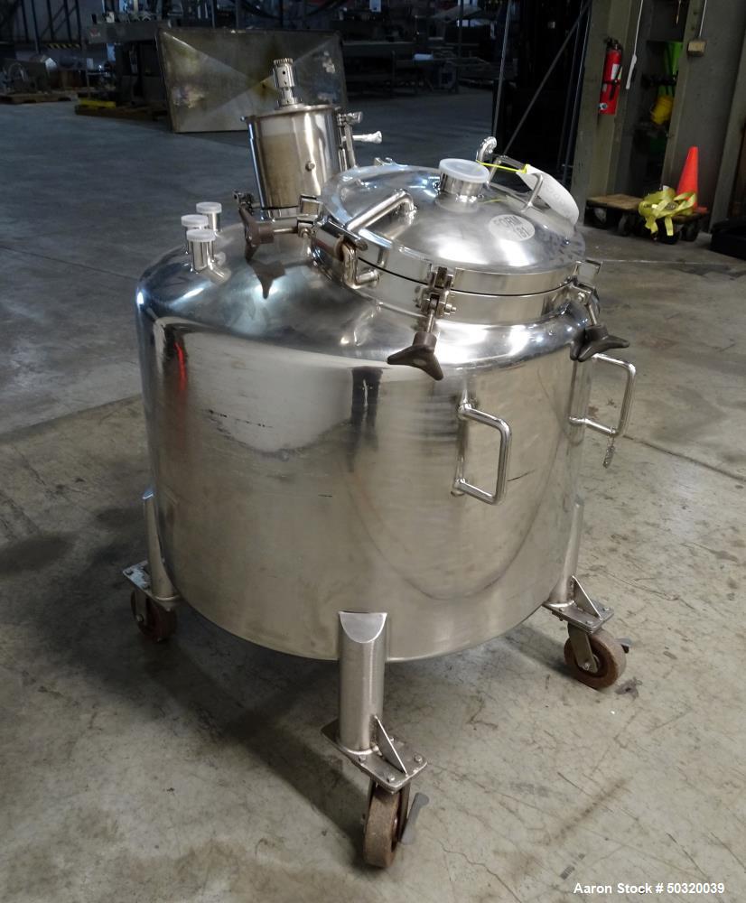 Used- Lee Industries Pressure Mix Tank, 500 Liter, Model 500 LDBT