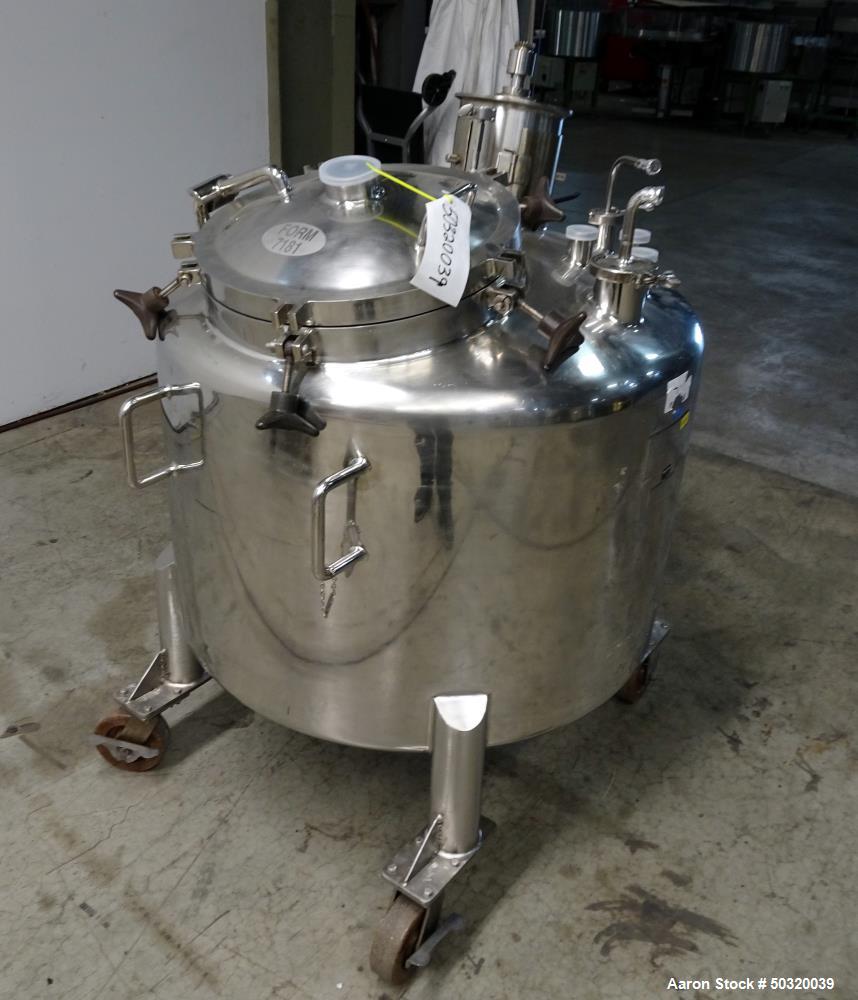 Used- Lee Industries Pressure Mix Tank, 500 Liter, Model 500 LDBT