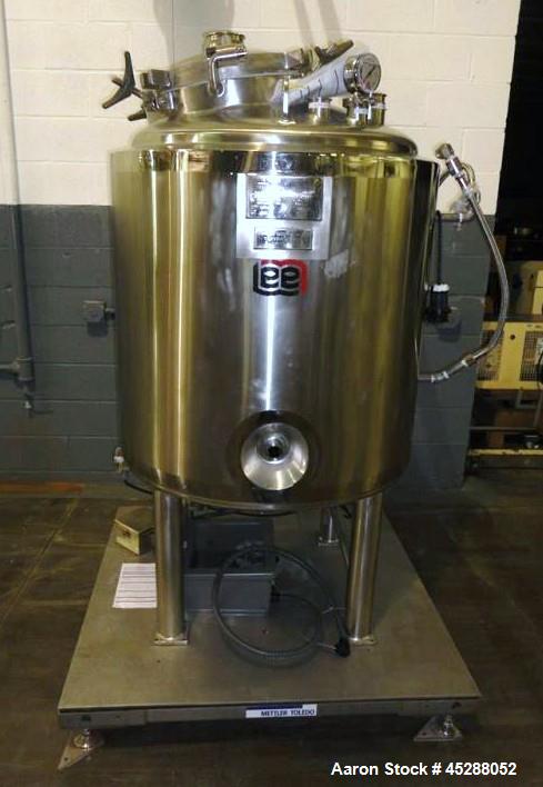 Used 500LU Stainless Steel Lee Industries Tank