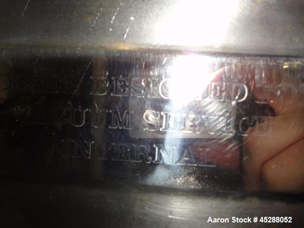 Used 500LU Stainless Steel Lee Industries Tank