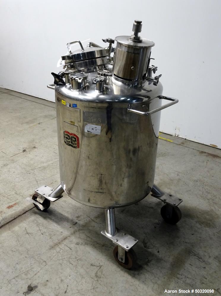 Used Lee Industries Pressure Mix Tank, 250 Liter, Model 250 LDBT, Stainless Ste