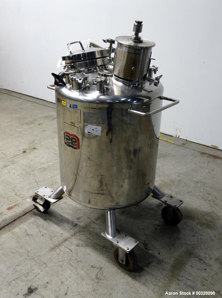 Used- Lee Industries Pressure Mix Tank, 250 Liter, Model 250 LDBT, Stainless Ste