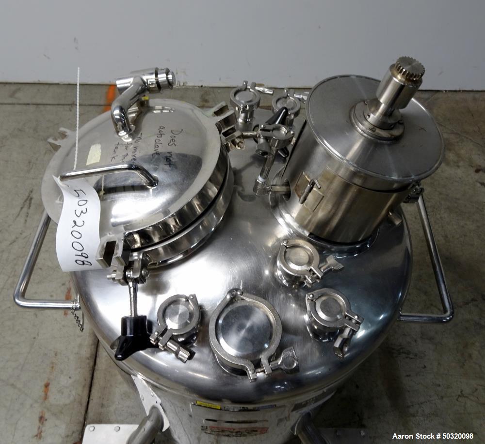 Used Lee Industries Pressure Mix Tank, 250 Liter, Model 250 LDBT, Stainless Ste