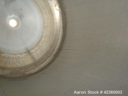 Used Lee Metal Products Pressure Tank, 100 gallon, model DBT, 316 stainless steel, vertical. Approximate 30" diameter x 34" straight side, dish top and bottom. Internal rated 25 and full vacuum at 25...