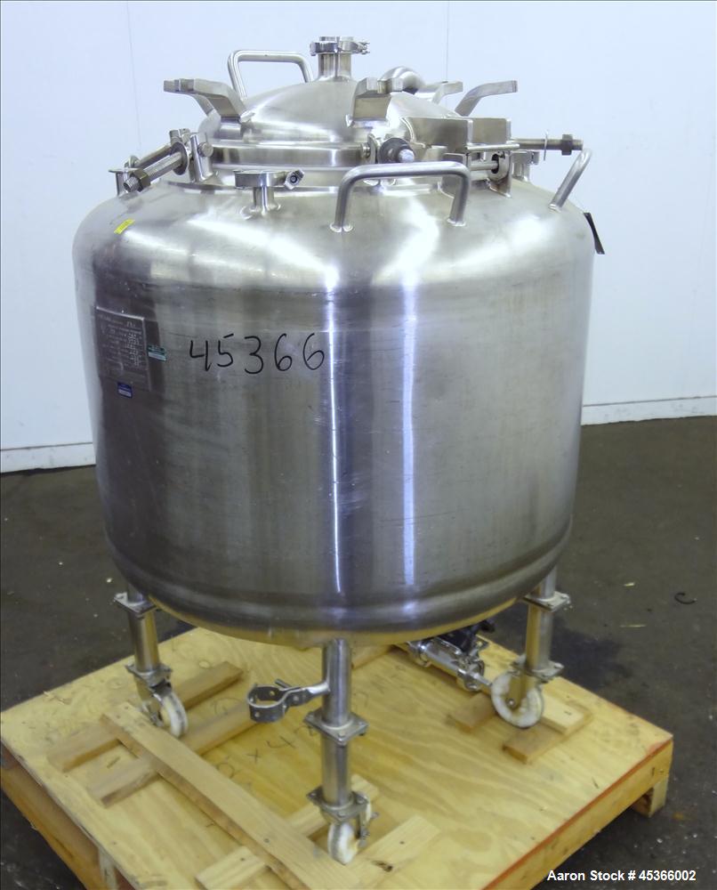 Used 100 Gallon Stainless Steel Letsch Pressure Tank