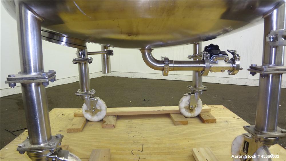Used 100 Gallon Stainless Steel Letsch Pressure Tank