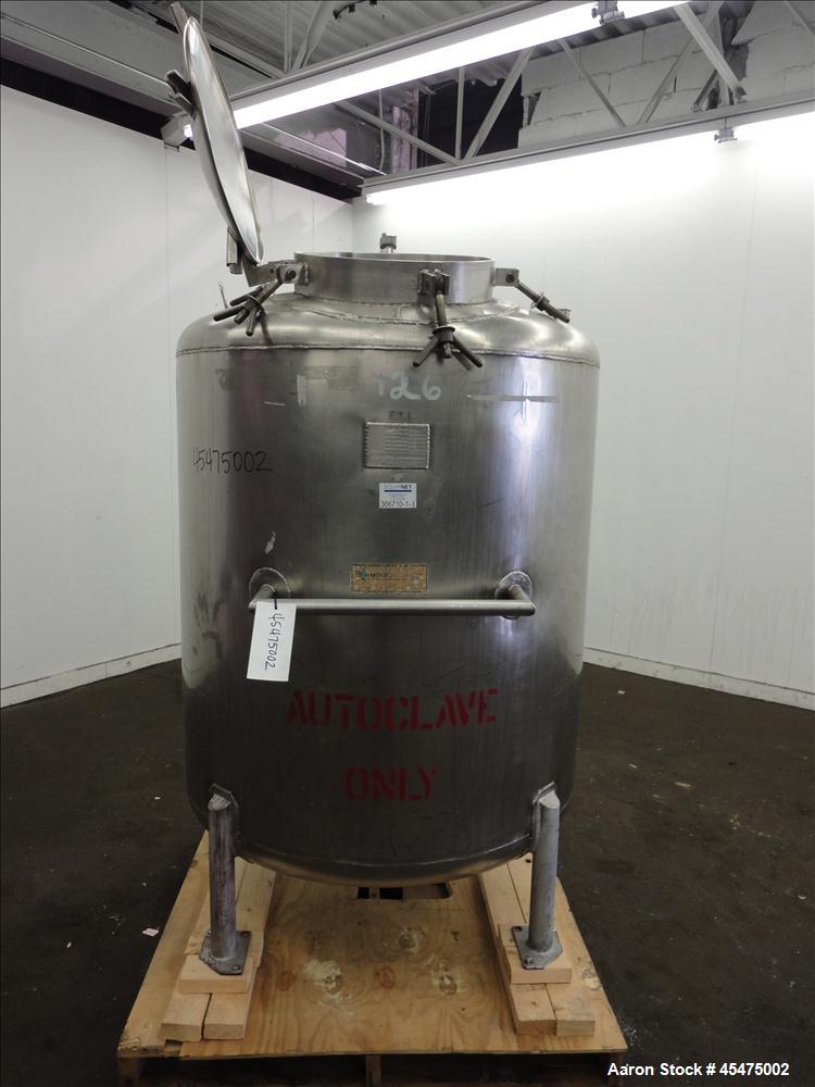 Used 300 Gallon Stainless Steel Letsch Pressure Tank