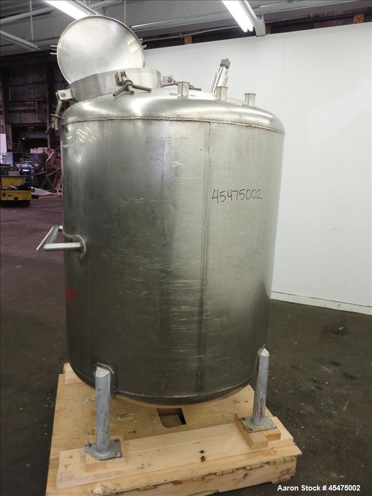 Used 300 Gallon Stainless Steel Letsch Pressure Tank