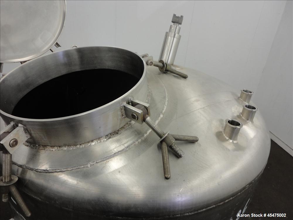 Used 300 Gallon Stainless Steel Letsch Pressure Tank