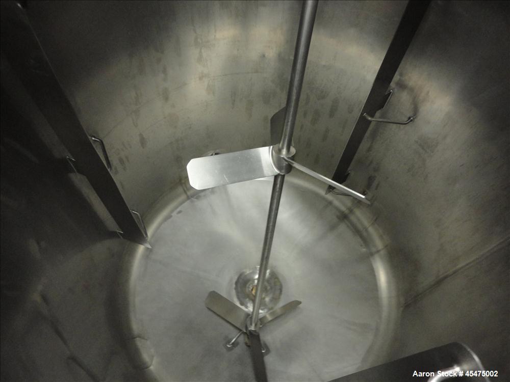 Used 300 Gallon Stainless Steel Letsch Pressure Tank