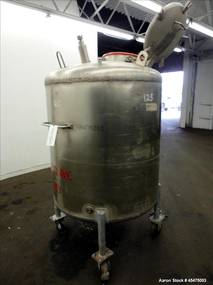 Used 300 Gallon Stainless Steel Letsch Pressure Tank