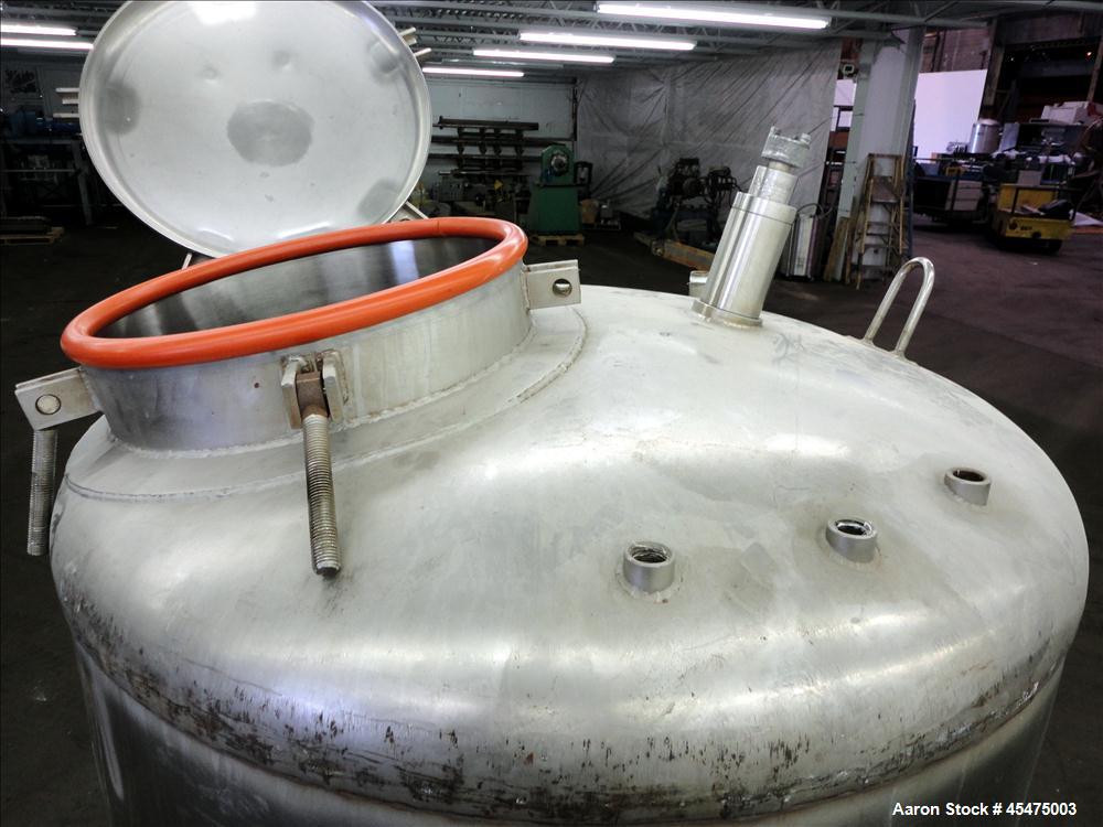 Used 300 Gallon Stainless Steel Letsch Pressure Tank