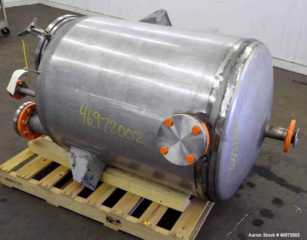 Used Letsch Precision Stainless Tank, 100 Gallons, 316 Stainless Steel, Vertica