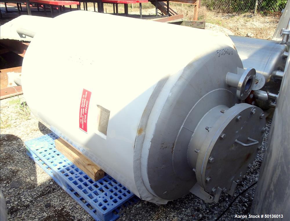 Used- Martin Petersen Company (MPC) Pressure Tank, Approximate 150 Gallon, Stain