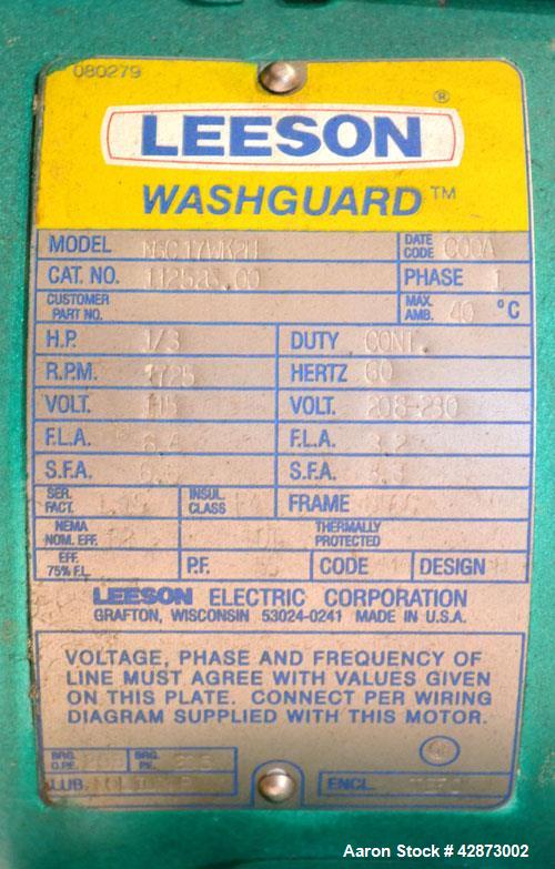 Used Marchant Schmidt Liquid Spray Applicator System, Stainless Steel