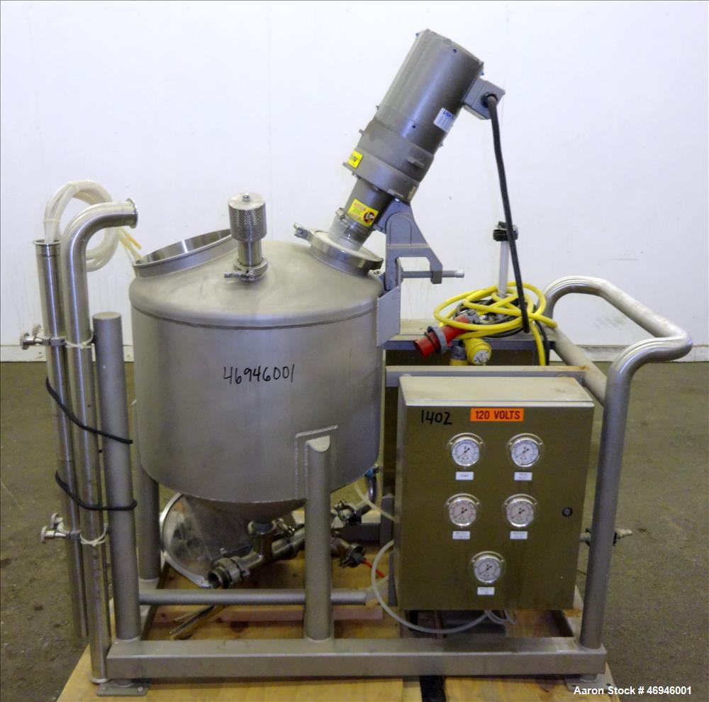 Used Marchant Schmidt Mixing Tank, Approximate 30 Gallons, 304 Stainless Steel,