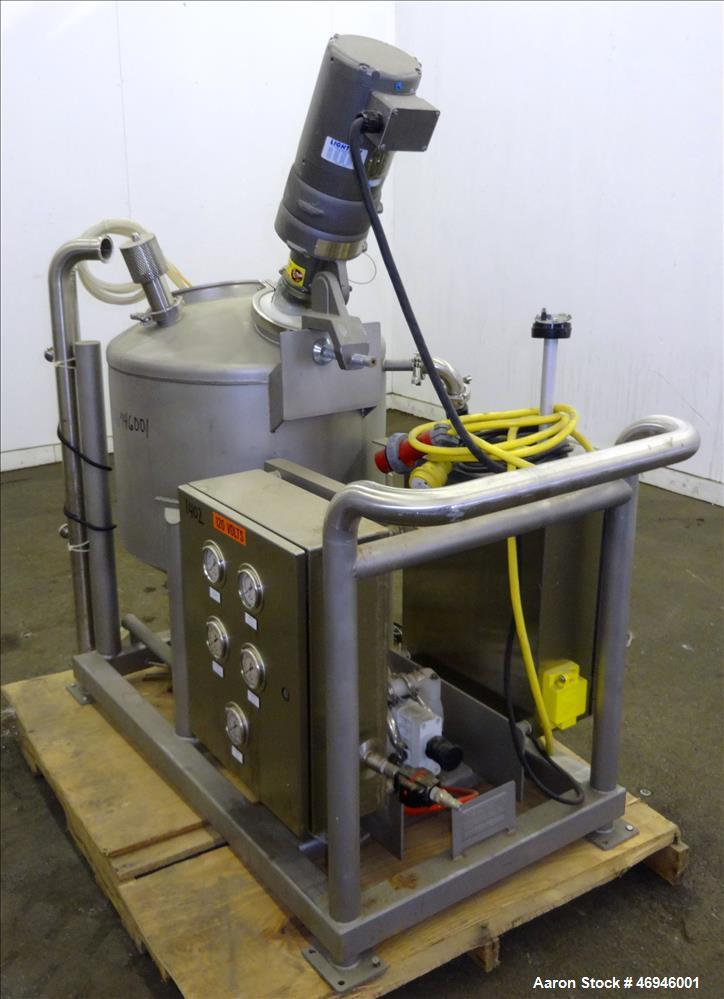 Used Marchant Schmidt Mixing Tank, Approximate 30 Gallons, 304 Stainless Steel,