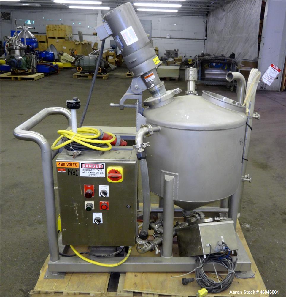 Used Marchant Schmidt Mixing Tank, Approximate 30 Gallons, 304 Stainless Steel,