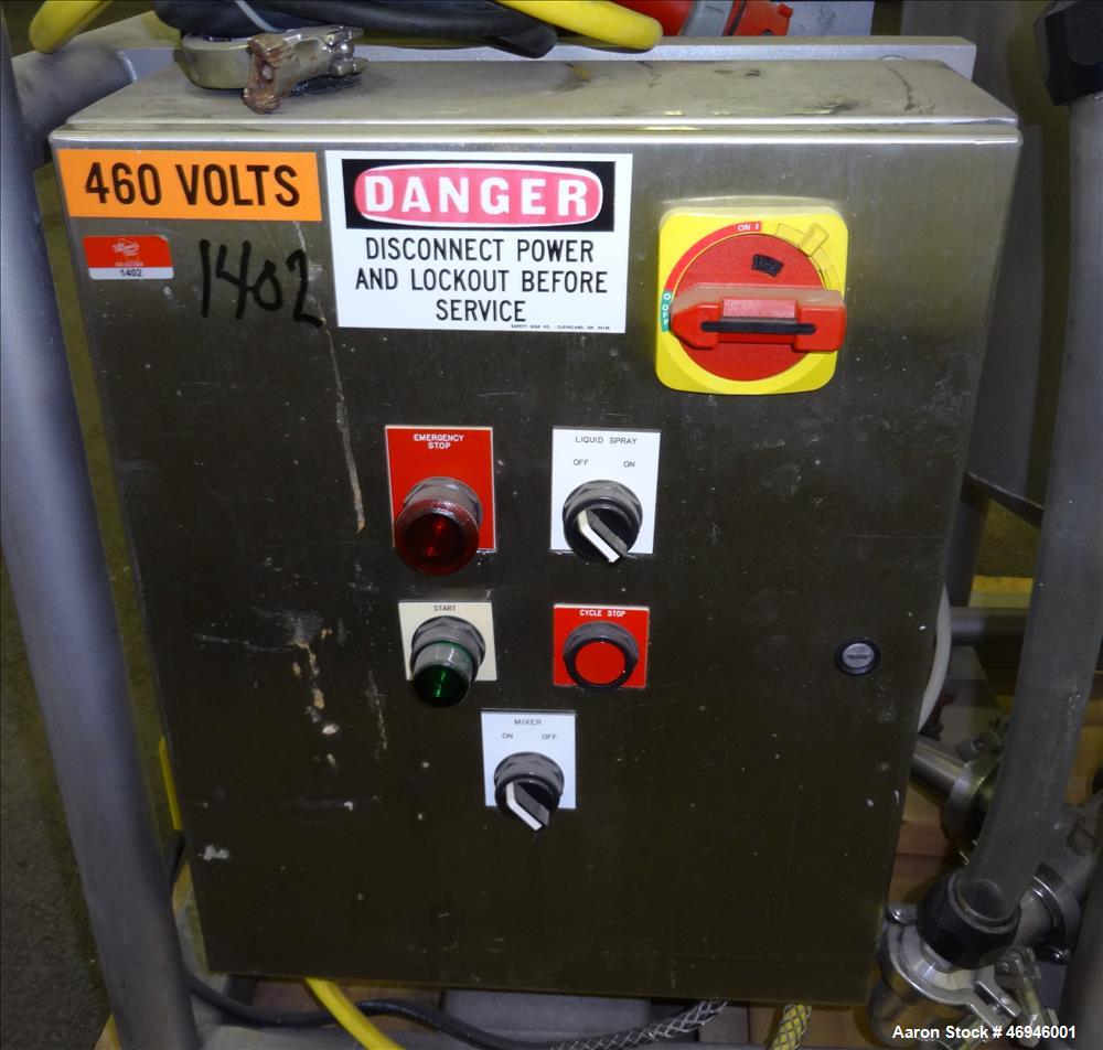 Used Marchant Schmidt Mixing Tank, Approximate 30 Gallons, 304 Stainless Steel,