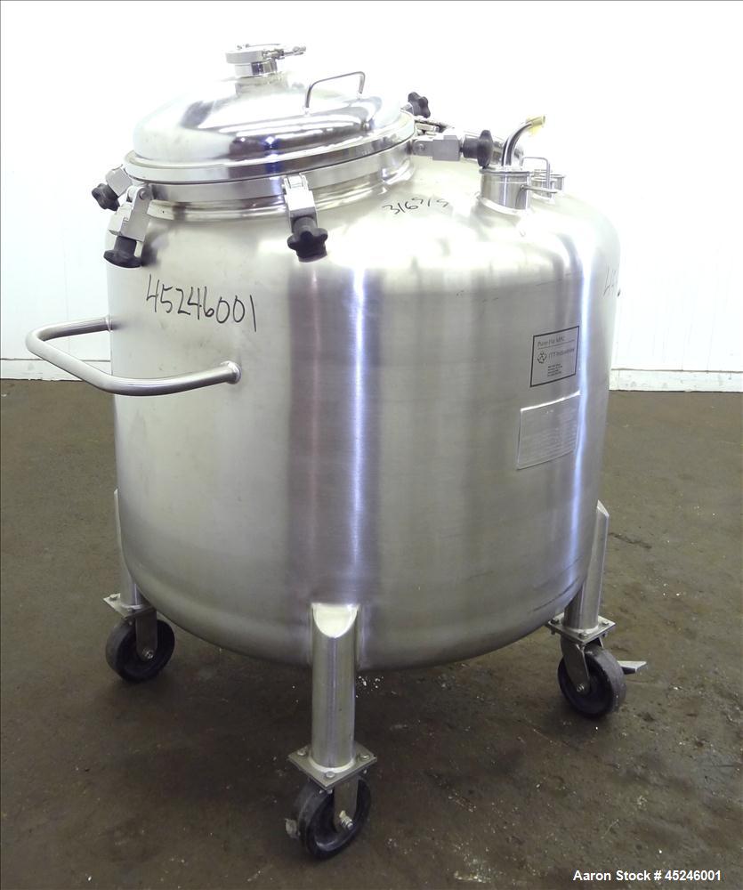 Used 140 Gallon Stainless Steel Pure-Flo MPC Pressure Tank