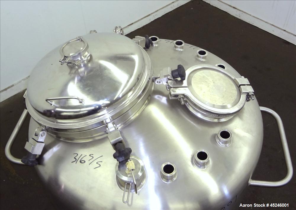 Used 140 Gallon Stainless Steel Pure-Flo MPC Pressure Tank