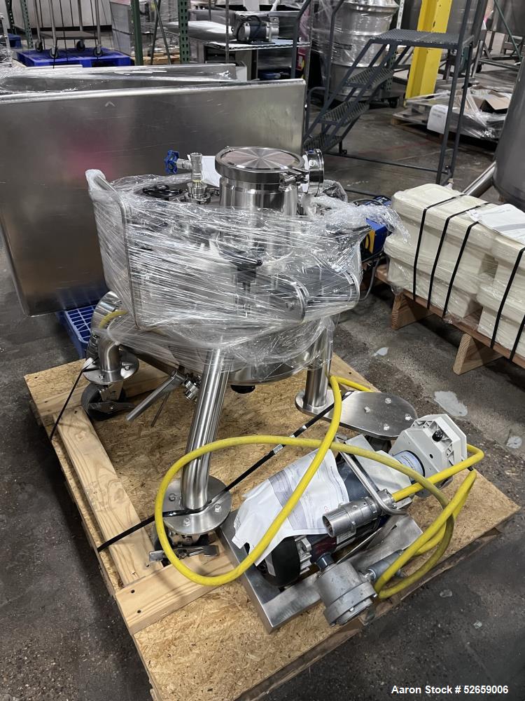 Used Stainless Steel Mini Tank on Casters.