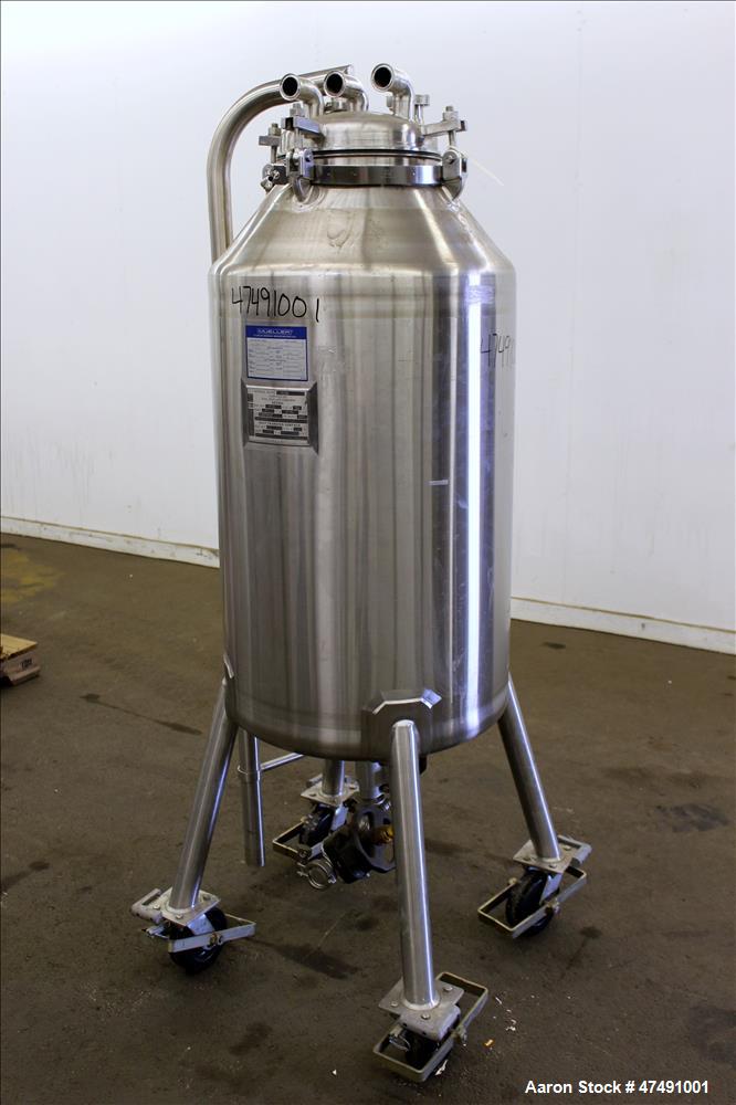 Used- Mueller Pressure Tank, 250 Liter (66.04 Gallon), 316L Stainless Steel, Ver
