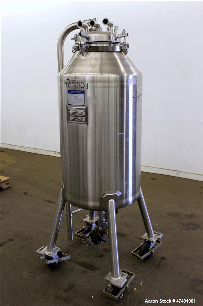 Used Mueller Pressure Tank, 250 Liter (66.04 Gallon), 316L Stainless Steel, Ver
