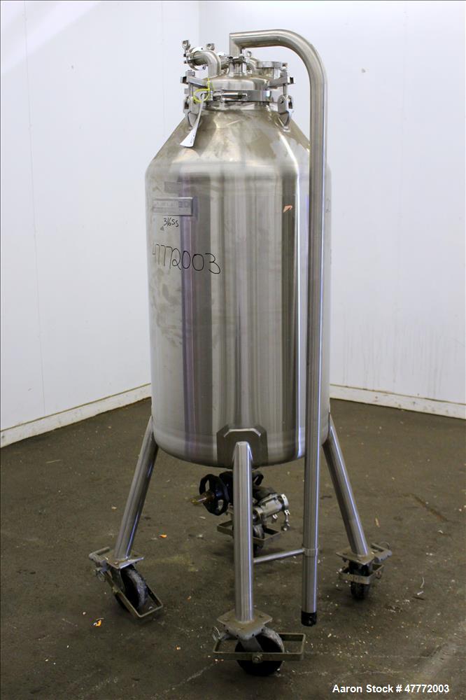 Used Mueller Pressure Tank, 250 Liter(66.04 Gallon), 316 Stainless Steel, Verti