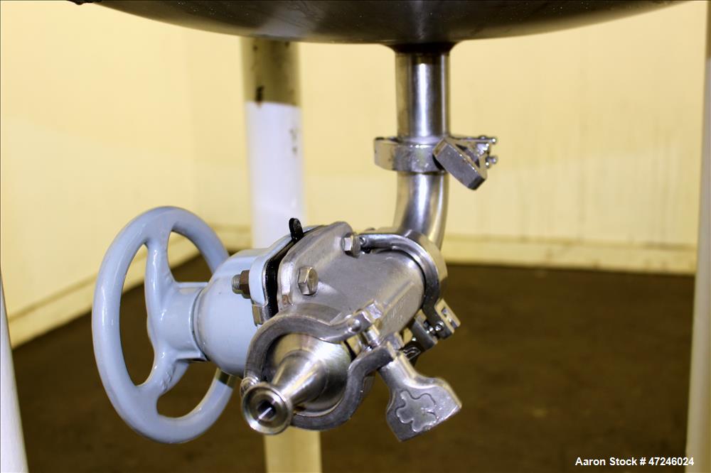 Used Mueller Tank, Model "F", 50 Gallon, 316 Stainless Steel, Vertical.