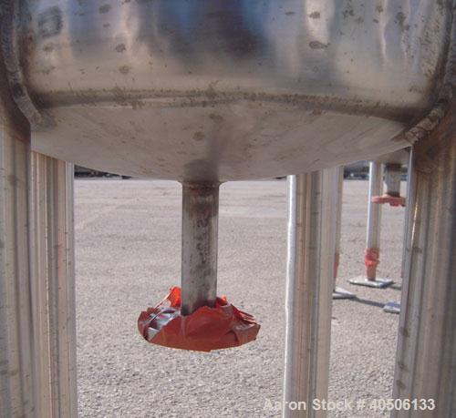Unused- Mueller Pressure Tank, 50 Gallon, Model "F", 304L stainless steel, vertical. 17 1/2" diameter, 47" straight side, dished top and bottom. Internal rated 30 psi at 150 deg F and -20 deg F at 30...