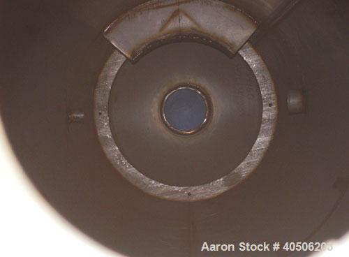 Unused- Mueller Flash Drum Pressure Tank, 200 gallon, model "F", 304L stainless steel, vertical. 24" diameter x 138" straight side, dished bolt on top, dished bottom. Internal rated 35 psi at 300 deg...